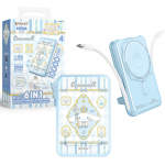 XPower XP-M10C+-CN M10C+ 6合1 10000mAh多功能迷你20W PD3.0+磁吸無線快充移動電源 (Sanrio Cinnamoroll)